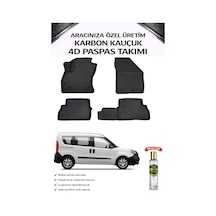 Fiat Doblo Maxi 2021 Model Aracınıza Özel Karbon Kauçuk Paspas Takımı