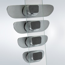 Ova 4'Lü Yapıştırmalı Universal Iç Dikiz Aynası Seti Gri