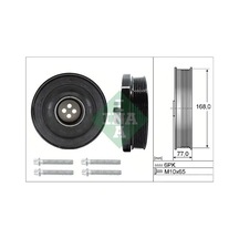 Bmw 320d E90 Krank Kasnagi 2010-2011 N47d20c Ina 544013020