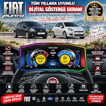 Fiat Punto 2004-2018 Modeller İçin Harici Digital Gösterge Odb Ekran Arıza Göstergesi Turbo Gösterge Hayalet Ekran