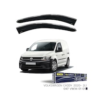 Replax Wolksvagen Caddy 2020 Sonrası Kromlu Cam Rüzgarlığı 2li