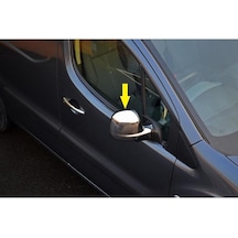 Ebal Otomotiv Peugeot Rifter ABS Krom Ayna Kapağı 2 parça 2018 ve üzeri