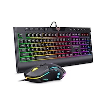 Ekılıf - Oyuncu Klavye Mouse Seti Onikuma G21 Rgb Oyuncu Klavye Mouse Seti - Siyah - T17096