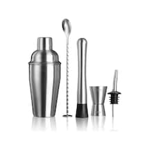 Paslanmaz Çelik Kokteyl Shaker Seti, 5 Parça Bartender Seti 500 Cl