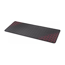 Onezero Zr999 Kırmızı Petek Desenli Xxl 40x90cm Oyuncu Mouse Pad