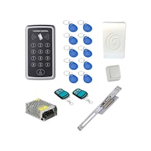 Rfid Kumandalı Kapı Zili Şifreli Kapı Kilidi Sistemi Kapı Açma Seti Bas Aç Kilit