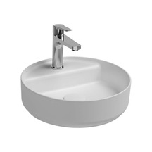 Isvea Infinity Batarya Delikli Tezgah Üzeri Lavabo 42CM Mat Beyaz