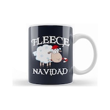 Fleece Navidad Christmas Sheep Kupa Bardak Porselen Karışık