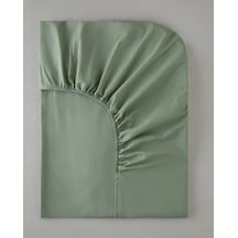 English Home Pure Pamuklu King Size Lastikli Çarşaf 180x200 Cm Çağla Yeşili Çağla Yeşili