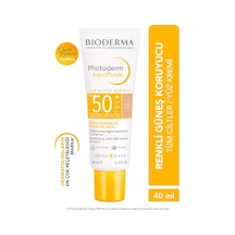 Bioderma Photoderm Aquafluid Light SPF50+ Tüm Ciltler için Yüksek Koruma Sağlayan Renkli Güneş Kremi 40 ML Bioderma Photoderm Aquafluid Light SPF50+ Tüm Ciltler için Yüksek Koruma Sağlayan Renkli Güneş Kremi 40 ML