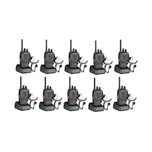 10lu Baofeng Bf-88e Lisanssız Pmr 446 El Telsizi Kulaklık Dahil Set
