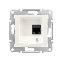 Schneider Sedna Krem Tekli Rj45 Cat6 Ethernet Prizi