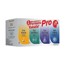 Orzax Ocean Formunu Yakala Pro Set 4 x 30 Kapsül