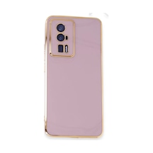 Newface Xiaomi Poco F5 Pro Kılıf Volet Silikon - Mor