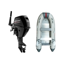 Marinport 3.00 Alüminyum Taban Şişme Bot + Mercury 9.9 Hp Deniz Motoru