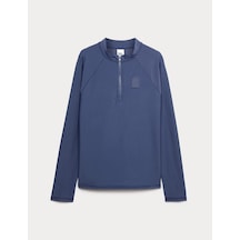 Marks & Spencer Uzun Kollu UV Korumalı Mayo Üstü T87000023 Lacivert