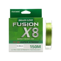 Fusion 150m 0.18mm X8 Green 8 Kat Ip Misina