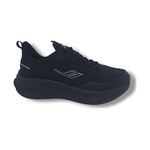 Lescon Street Runner Unisex Siyah File Yürüyüş Koşu Spor Ayakkabı Siyah
