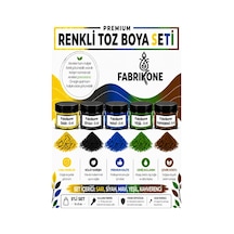 5'li Set Premium Parafin Soya Wax Toz Mum Boyası Hobi Seti - 5 Cc Sarı, Siyah, Mavi, Yeşil, Kahverengi Bkfab5srsmykh5g Karışık
