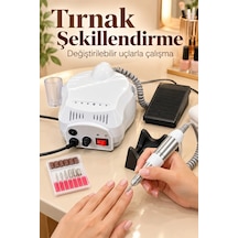 Lb Elektrikli Tırnak Törpüsü Hız Ayarlı Ayak Pedallı Set