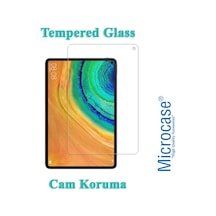 Microcase Huawei Uyumlu Matepad 10.4 Tempered Glass Cam Koruma