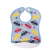Sevi Bebe Plastik Cepli Önlük Art-72 Arabalı