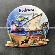 Tekne Sandal Balık Akvaryum Tasarım Bodrum Buzdolabı Süs Magnet