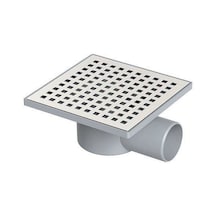 Metal Yer Süzgeci 15x15/70 Yandan Çıkış Gri