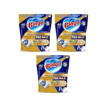 Bingo Akıllı Kapsül Pro Max Bulaşık Makinesi Deterjanı 3 x 40 Tablet