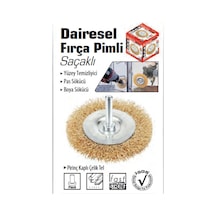 Bay-Tec Pimli Dairesel Çanak Fırça (Saçaklı) / 50 - 75 - 100 Mm
