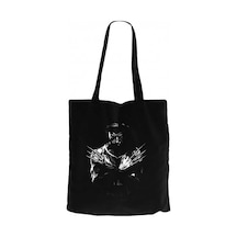 Wolverine Logan Siyah Fermuarlı Bez Çanta Gabardin