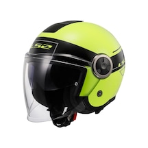 Ls2 Classy Classıc Siyah-neon Sarı Kask Neon Sarı