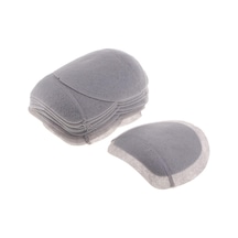 10 Çift Gri Pamuklu Omuz Pedleri Ekleme Sewın Dolgu Elbise Aksesuarları