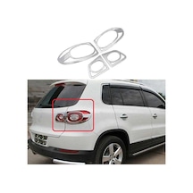 Volkswagen Tiguan Uyumlu 2008 2011 Arka Stop Kaplama Abs Plastik Krom