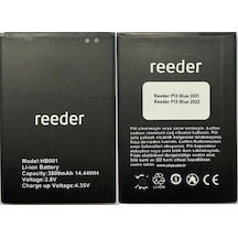 Reeder P13 Blue 2022 - 2021 Batarya 3800mah (Soketi Sağdan)