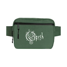 Opeth Logo White Yeşil Bel Çantası