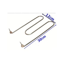 Kıvrık Semaver Rezistansı 2000 W 12 x 30 CM