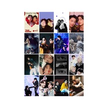 Kpop - Bts - Taekook Tasarımlı Desenli 16' L Fotokart Seti