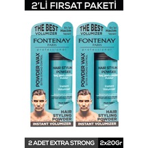 Fontenay Saç Şekillendirici Pudra Toz Wax Mat Effect Mavı 20gr X2