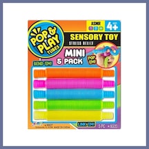 Bezos 04807 -sun-jru-pop Play Tubes Duyusal Stres Oyuncağı Mini 5li 2a Krtl Dlra