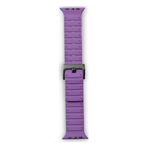 Watch 42mm Magnus Mıknatıslı Silikon Kordon - Mor Ahşap