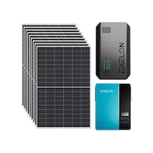 9x625w Topcon Güneş Paneli 11kva İnverter 51.2v 314ah Lityum Bataryalı Hazır Solar Enerji Paketi