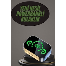 Kablosuz Bluetooth Kulaklık Çift Telefon Destekli Powerbankli Dijital Göstergeli - Lisinya
