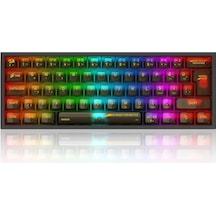Redragon K617 Rgb Fizz Şeffaf Siyah Kablolu Mekanik Türkçe Klaye