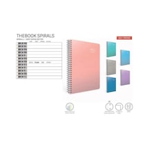 Gıpta Thebook Spırals Sp.sert Kapak Defter 17x24 100 Yp.çiz. / Gıpta Çok Renkli