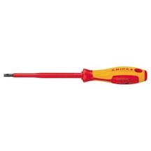 Knipex 98 20 55 5.5x125mm İzoleli Düz Uçlu Slim Tornavida Vde