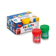 Carioca Tempera Suluboya Süper Yıkanabilir 6 Renk 25 Ml 40422 Çok Renkli