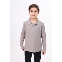 Toontoy Kids Toontoy Unisex Çocuk Nakışlı Tişört Kahverengi