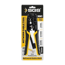 Mey İthalat Sgs 2065 Network Kablo Pensesi 3 İn 1