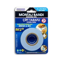 Çift Taraflı Montaj Bandı 20mmx3mt